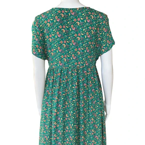 Natural Life Avery Midi Shirt Dress sz M BOHO Babydolll Pockets Cottagecore NEW - Picture 9 of 16